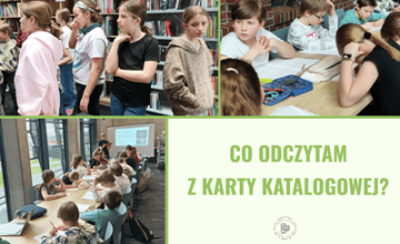 Co odczytam z karty katalogowej? - lekcja biblioteczna dla klasy IV